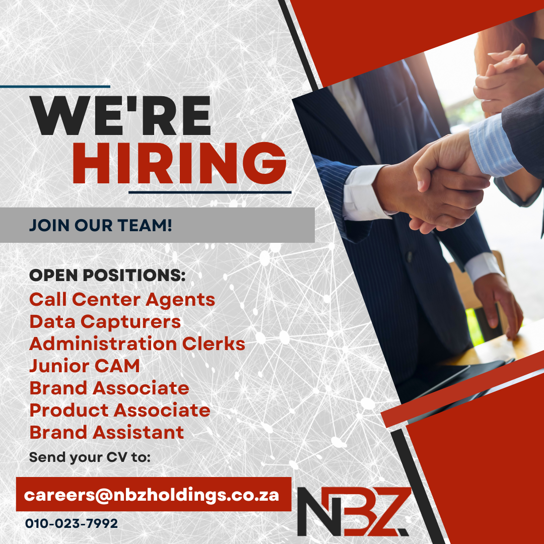 We Are Hiring